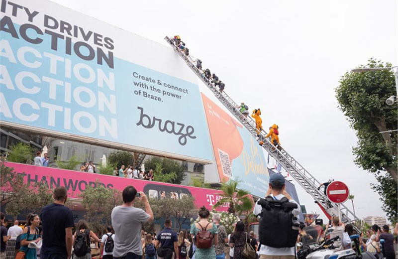 Cannes Lions 2022: Greenpeace protesters scale Palais in latest festival disruption